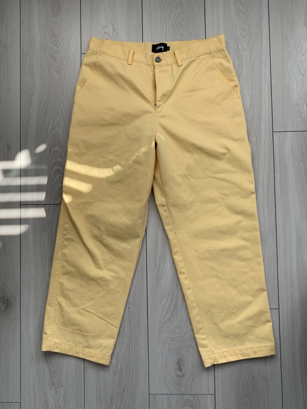 Stussy Yellow Carpenter Pants